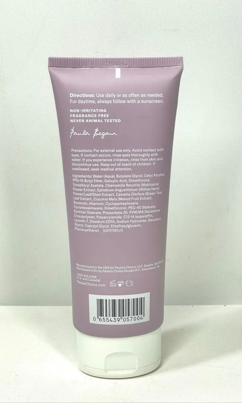 Paula’s Choice Weightless Body Treatment 2% BHA Salicylic Acid 7 oz New